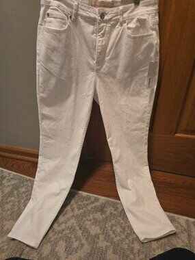 Soft surroundings white skinny jeans size 10 - NWTs